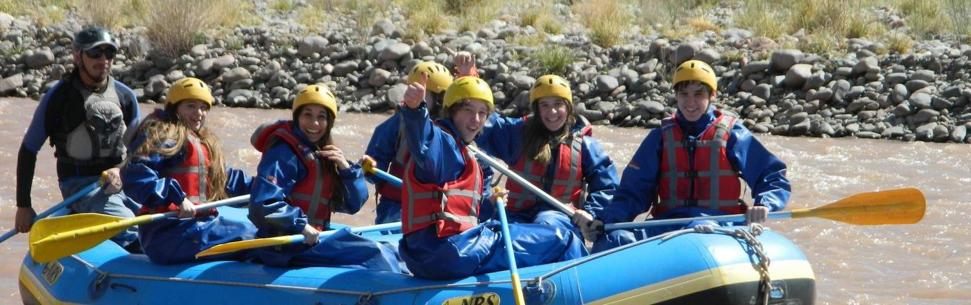 Rafting en el Ro Mendoza, Argentina