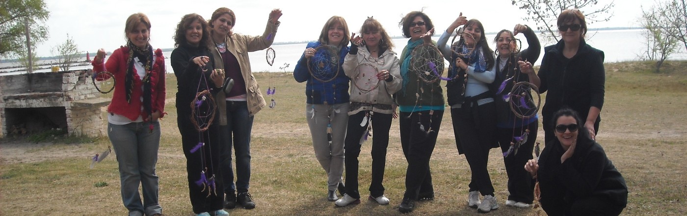 Taller de Atrapasueos, Retiro en Nueva Palmira, Uruguay