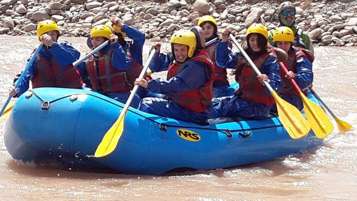 Rafting en el ro Mendoza